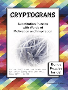 Cryptograms: Substitution Puzzles with Words of Motivation and Inspiration